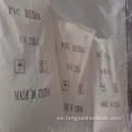 A la venta White PVC Resin SG-7 para platos